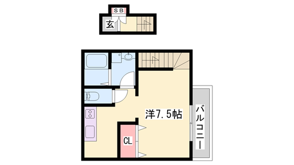 播磨町駅 徒歩7分 2階の物件間取画像